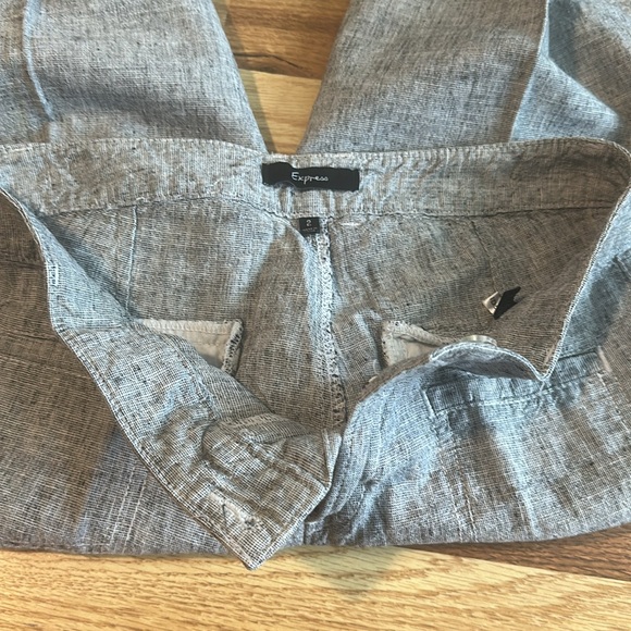 💚10 Express Linen blend pants size 2 - Picture 4 of 8